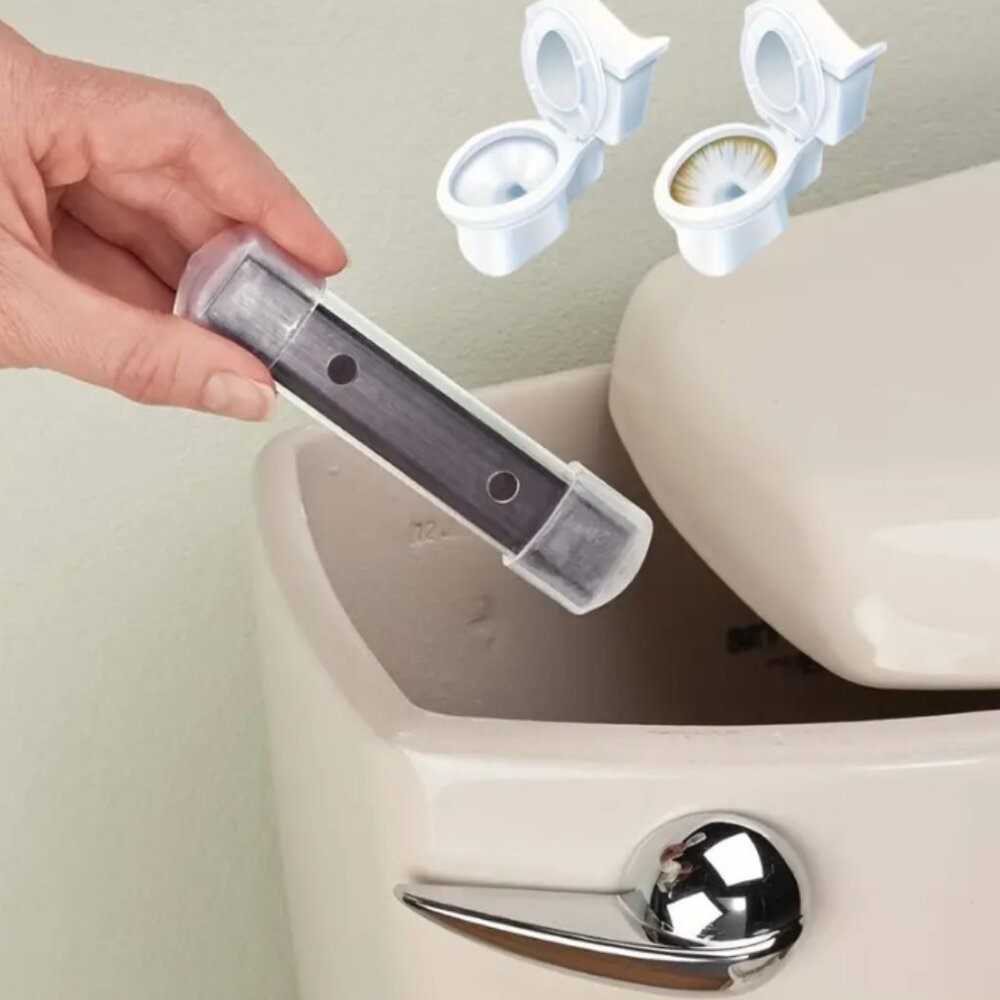 Magnetic Toilet Bowl/Tank Cleaner -2 Pack- Chemical/Scent Free and Pet Safe (X1)